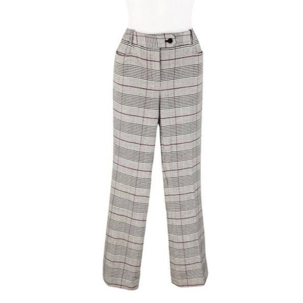 NWT Calvin Klein plaid petite modern fit tapered leg pants